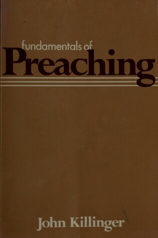 Cover of Fundamentals of Preaching