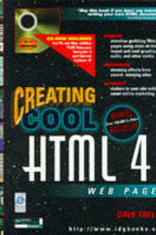Cover of Creating Cool HTML 4 Web Pages