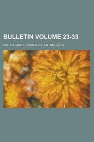 Cover of Bulletin Volume 23-33