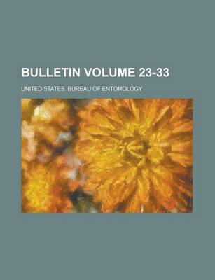 Book cover for Bulletin Volume 23-33