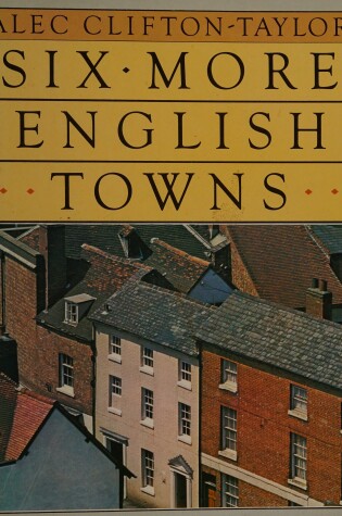 Cover of Six More English Towns