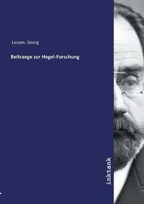 Book cover for Beitraege zur Hegel-Forschung