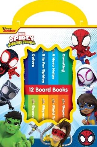 Cover of Disney Junior Marvel Spidey & His Amazing Friends 12 Books My First Library