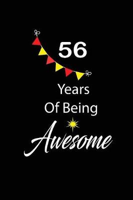 Book cover for 56 years of being awesome