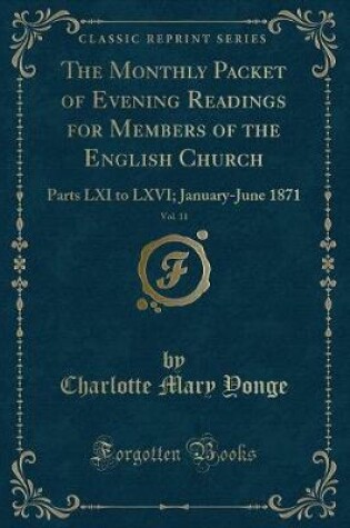 Cover of The Monthly Packet of Evening Readings for Members of the English Church, Vol. 11