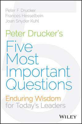Book cover for Peter Drucker's Five Most Important Questions