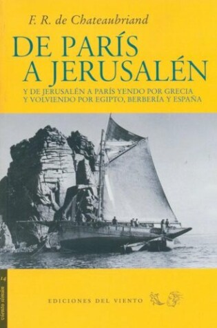 Cover of de Paris a Jerusalen