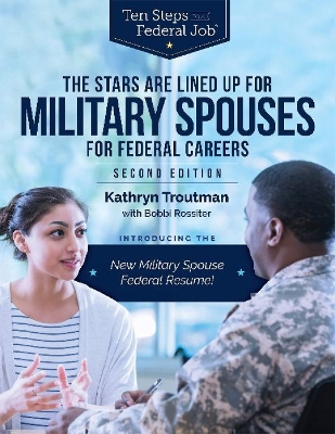 Book cover for The Stars are Lined Up for Military Spouses