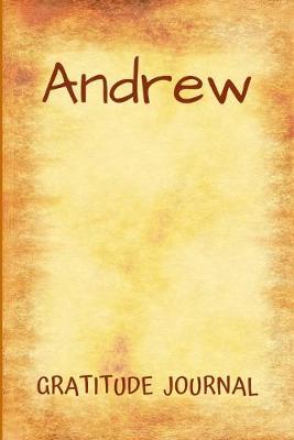 Book cover for Andrew Gratitude Journal