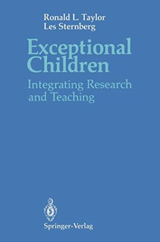Cover of Exceptional Children