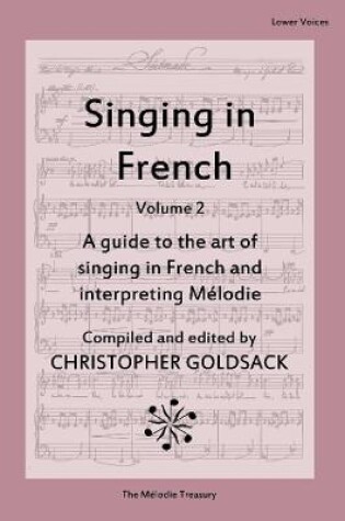 Cover of Singing in French, Volume 2 - Lower Voices