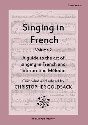 Book cover for Singing in French, Volume 2 - Lower Voices