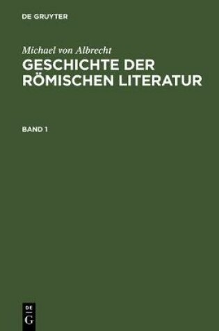 Cover of Geschichte Der Roemischen Literatur