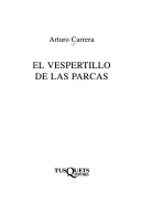 Book cover for El Vespertillo de Las Parcas