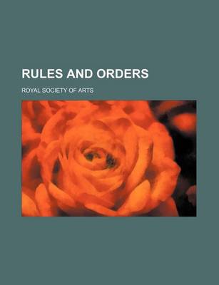 Book cover for Rules and Orders