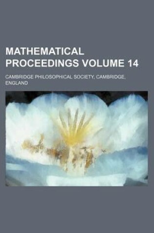 Cover of Mathematical Proceedings Volume 14