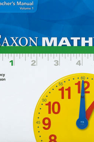 Cover of Saxon Math 1, Volume 1