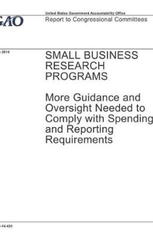 Cover of Small Business Research Programs