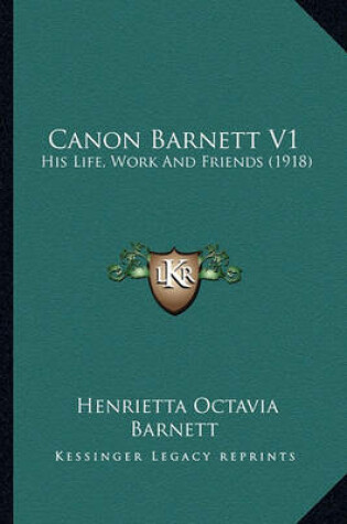 Cover of Canon Barnett V1 Canon Barnett V1