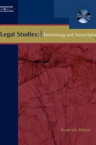 Cover of Legal Studies: Terminology & Transcription