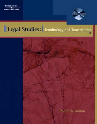 Cover of Legal Studies: Terminology & Transcription