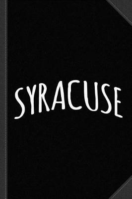 Book cover for Cute Syracuse Journal Notebook