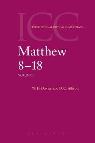 Cover of Matthew 8 -18