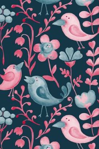 Cover of Cute Pink & Blue Bird 2016 Monthly Planner