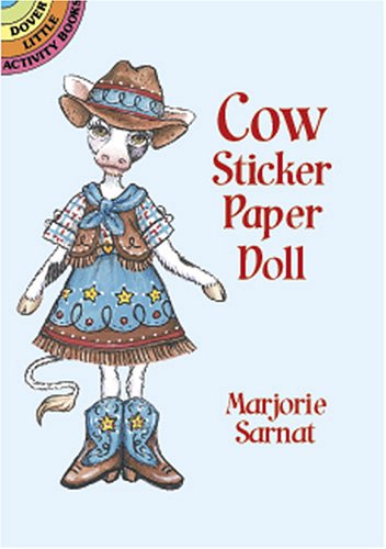 Book cover for Cow Sticker Paper Doll