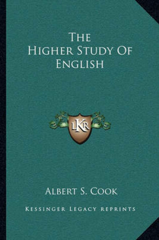 Cover of The Higher Study of English