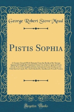 Cover of Pistis Sophia