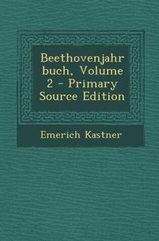 Cover of Beethovenjahrbuch, Volume 2