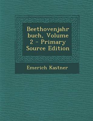 Book cover for Beethovenjahrbuch, Volume 2