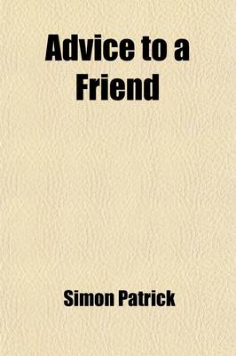 Book cover for Advice to a Friend