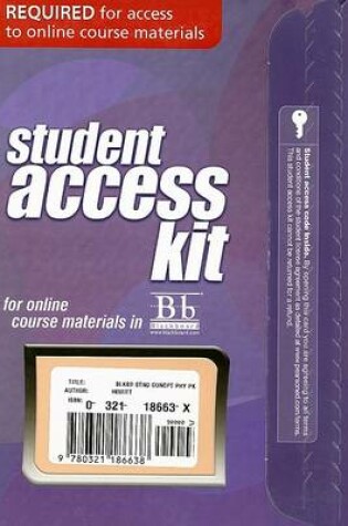 Cover of Blackboard Access Code Card