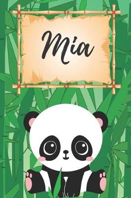 Book cover for Mia Notizbuch Panda / Malbuch / Kritzelbuch / Tagebuch / Journal / DIN A5 / Geschenke