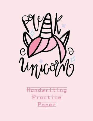 Cover of Handwriting Penmanship Practice Writing Paper