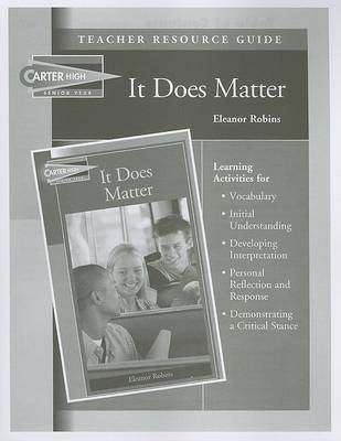 Book cover for It Does Matter Teacher Resource Guide