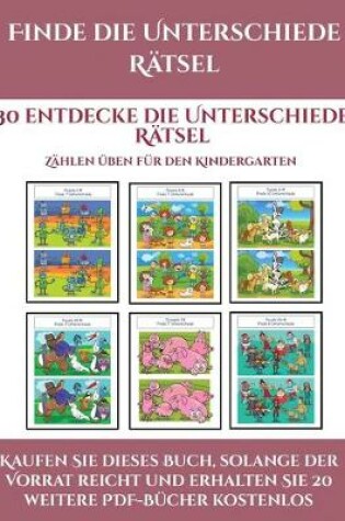 Cover of Zahlen lernen fur die Vorschule (Finde die Unterschiede Ratsel)