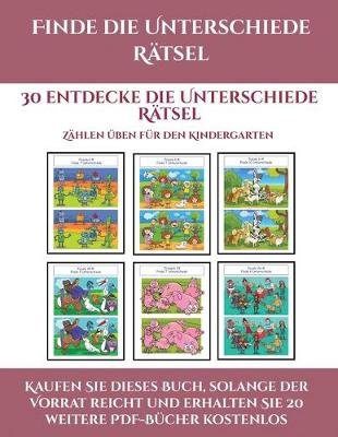 Cover of Zahlen lernen fur die Vorschule (Finde die Unterschiede Ratsel)