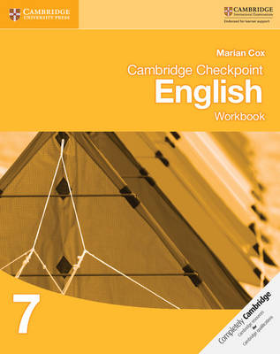 Book cover for Cambridge Checkpoint English Workbook 7