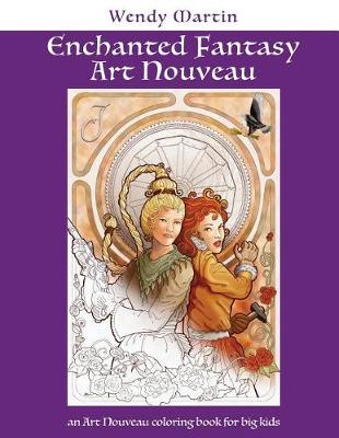 Book cover for Enchanted Fantasy Art Nouveau