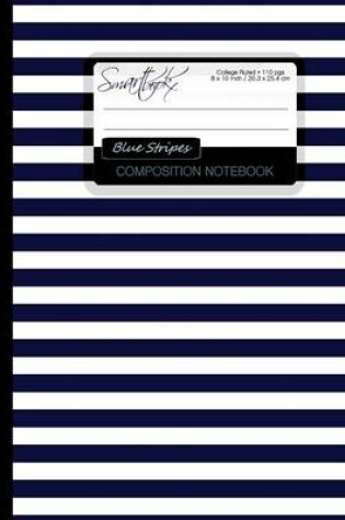 Cover of Blue Stripes Composition Notebook