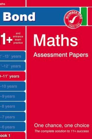 Cover of Bond Maths Assessment Papers 10-11+ Years Book 1