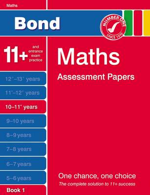 Book cover for Bond Maths Assessment Papers 10-11+ Years Book 1