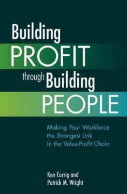 Book cover for Building Profit Through Building People