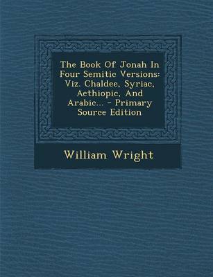 Book cover for The Book of Jonah in Four Semitic Versions