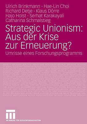 Book cover for Strategic Unionism: Aus der Krise zur Erneuerung?