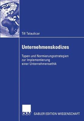 Book cover for Unternehmenskodizes