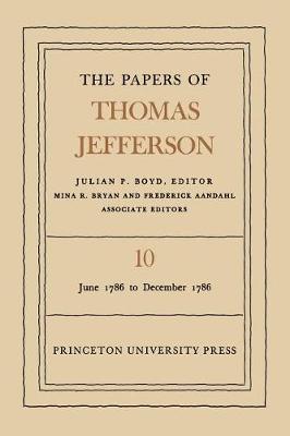 Book cover for The Papers of Thomas Jefferson, Volume 10